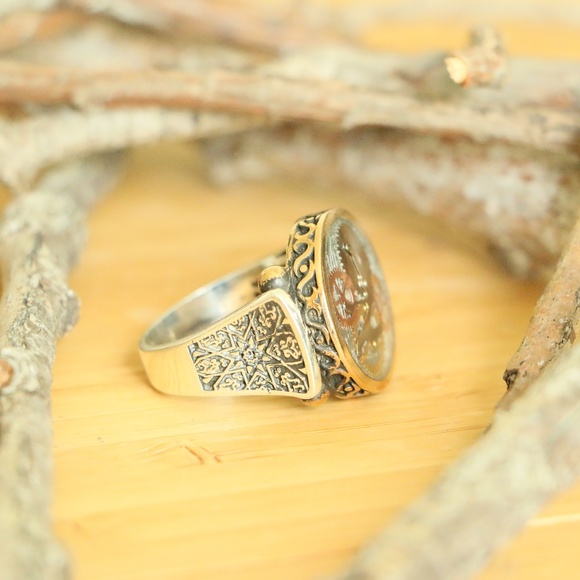 925SterlingSilver Men'sClock MachineryWheels Gear - Picture 3 of 8